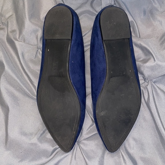 GUC - Express - Navy Blue Flats - Picture 2 of 5